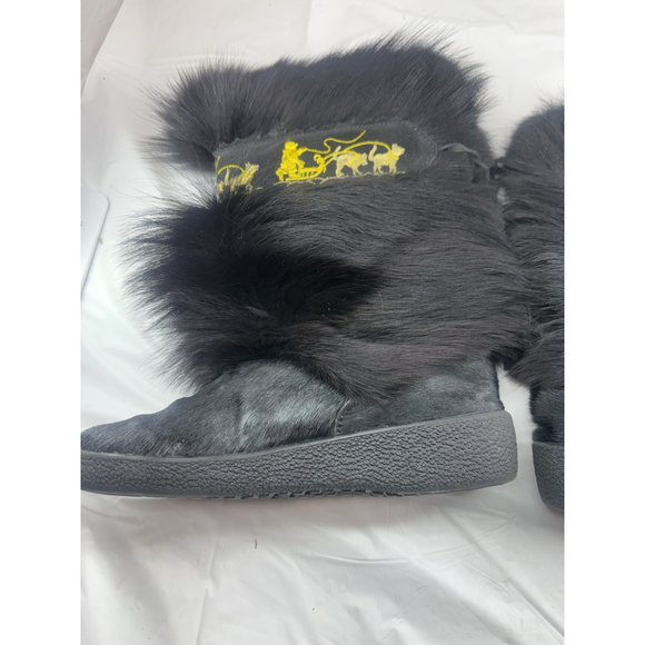 Oscar Sport Winna Goat fur boots 39 luxury Apres winter - Picture 12 of 16